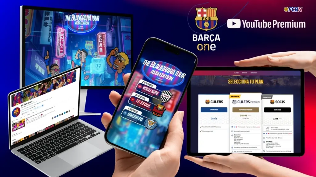 Barça bets on its digital platforms for the preseason matches