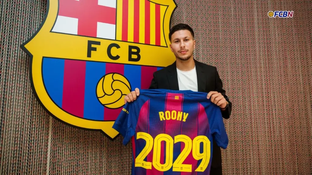 OFFICIAL: Roony Bardghji, new FC Barcelona player until 2029