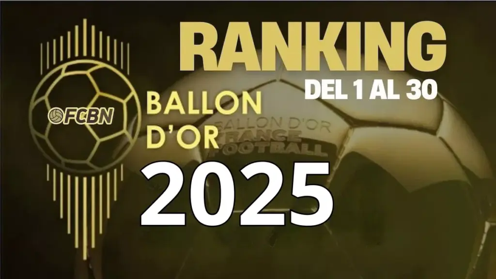 2025 Ballon d’Or: Final Ranking from 1st to 30th