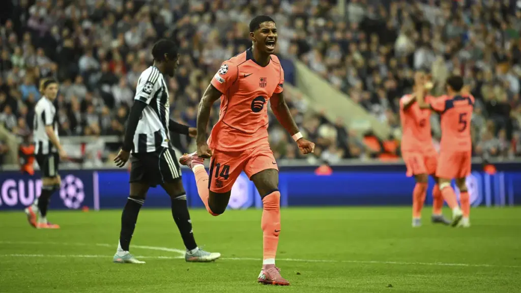 Rashford superstar! Marcus guides Barça in Newcastle with a double