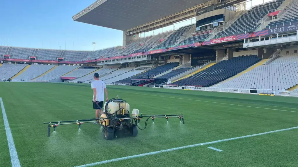 Everything ready in Montjuïc for Barça to host Real Sociedad and PSG