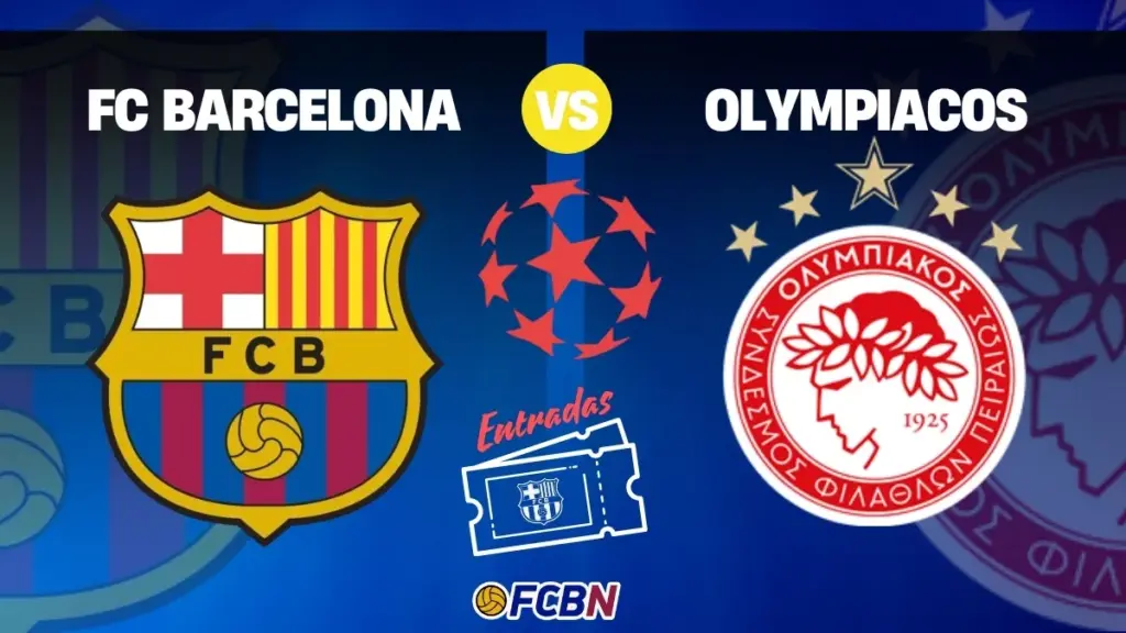 FC Barcelona – Olympiacos Tickets (Camp Nou) – Champions 2025/26