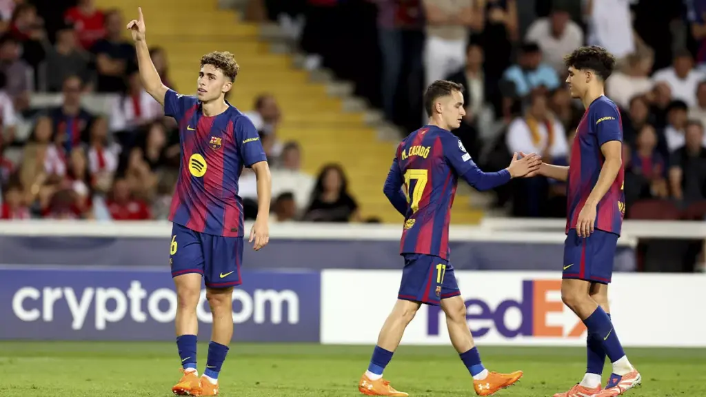 Barcelona 6-1 Olympiacos: Fermín leads the Barça exhibition before the Clásico