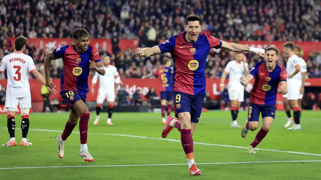 Barcelona’s streak as a visitor against Sevilla: undefeated in the League since 2015