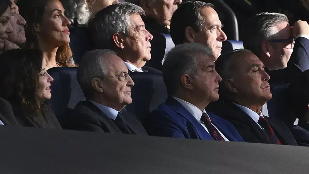 Joan Laporta: explosive against Florentino and Real Madrid supporters; paternal with Araujo