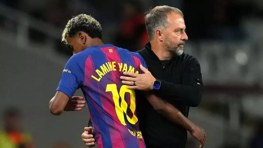 Lamine Yamal responds on the field: great goal against Elche