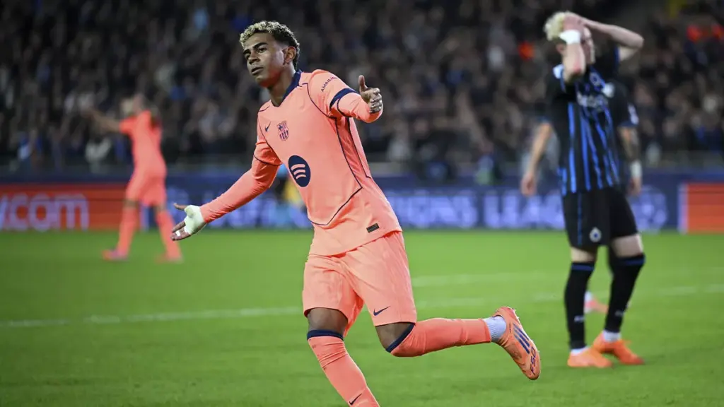 Lamine Yamal is back: great game in Bruges with a ‘Messi-esque’ goal included