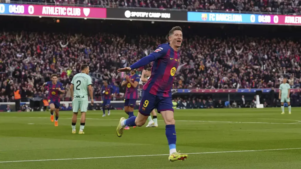 Lewandowski on a roll! The ‘9’ scores Barça’s 1st goal at the revamped Spotify Camp Nou