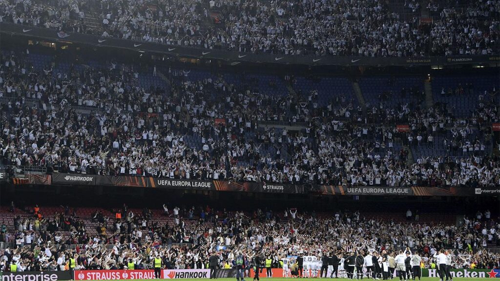 Reports of ticket resales for the Barça-Eintracht match increase