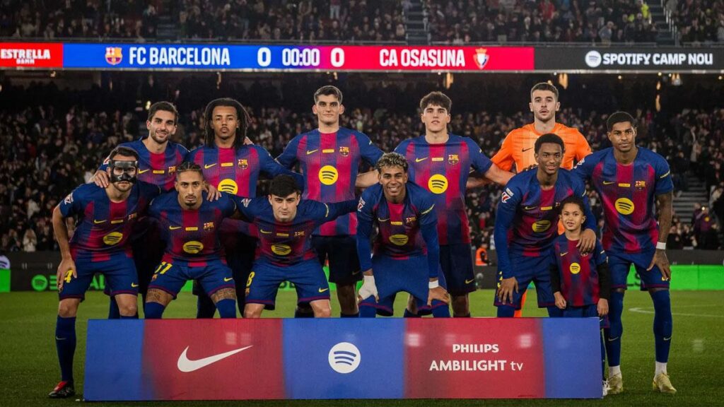 Barcelona achieved their 2nd clean sheet in the last 17 games against Osasuna