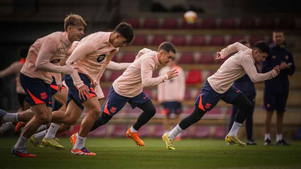 Last training session before the debut in the 2025-26 Copa del Rey