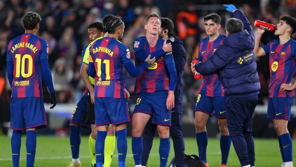 INJURED: Only 5 players have avoided the Barça infirmary this season