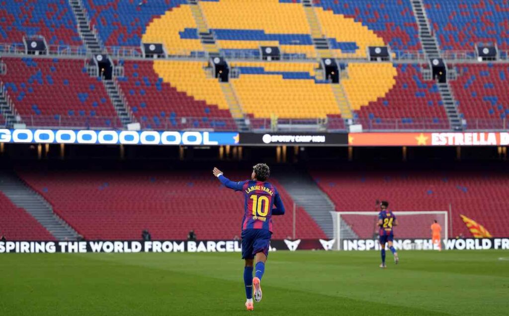 CAMP NOU: Gol Nord and Grada de Animación in January and Tribute to Messi