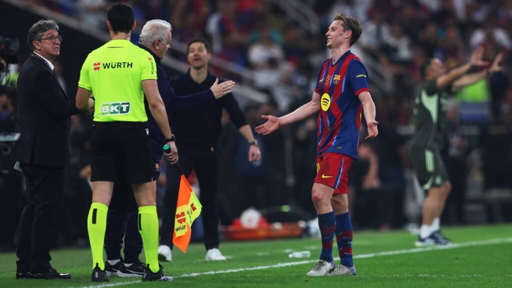 Frenkie de Jong: suspended for the match against Racing in the Copa del Rey round of 16