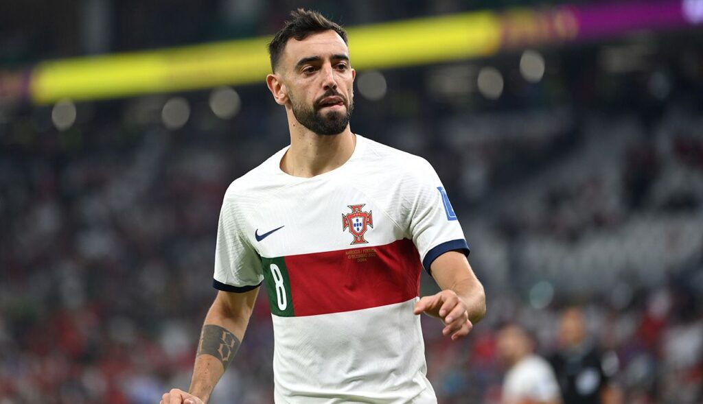 Bruno Fernandes con Portugal