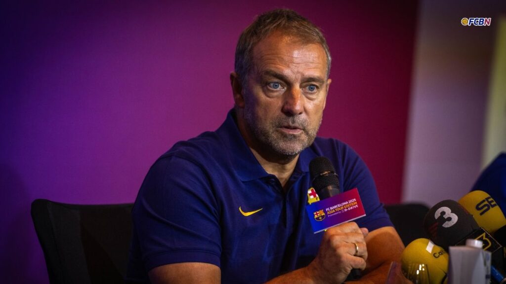 Hansi Flick in pure state: The German analyzes Barça’s Asian tour and the situation of Araújo and Yamal