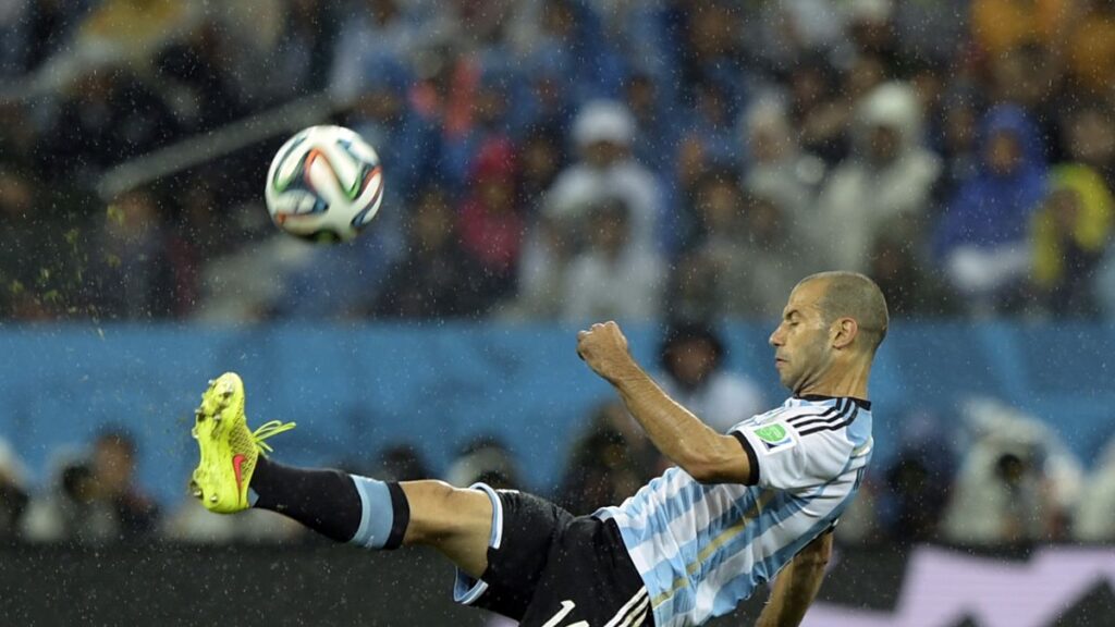Javier Mascherano, con Argentina, disputó 20 partidos