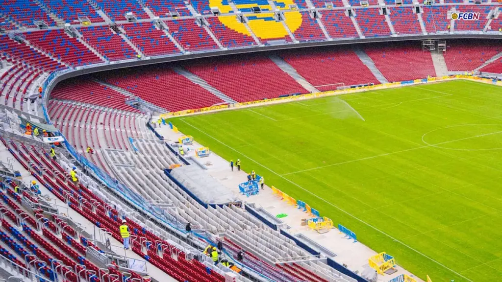 This is how the works are progressing in the VIP boxes of the new Spotify Camp Nou