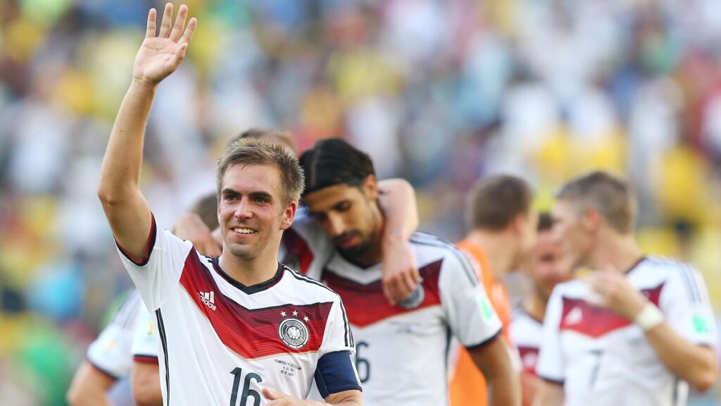 Philipp Lahm, con Alemania, disputó 20 partidos