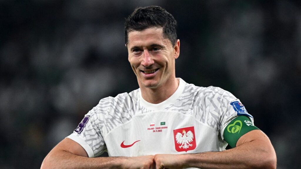 Robert Lewandowski marcó su primer gol en el Mundial, contra Arabia Saudí