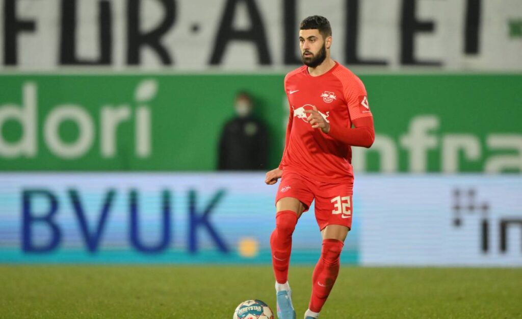 Josko Gvardiol in a RB Leipzig match