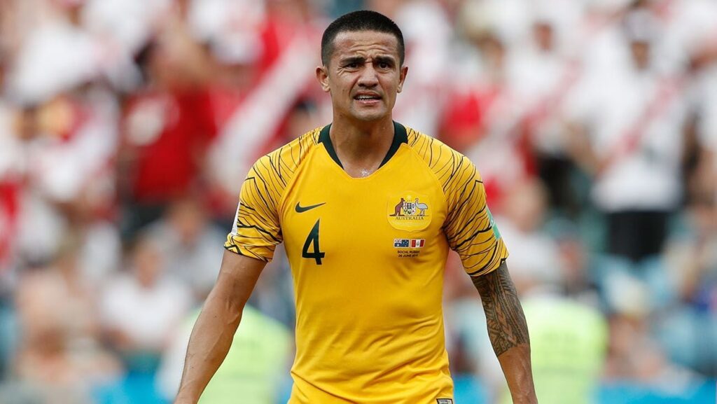 Tim Cahill (38 years old) in Russia 2018 with Australia