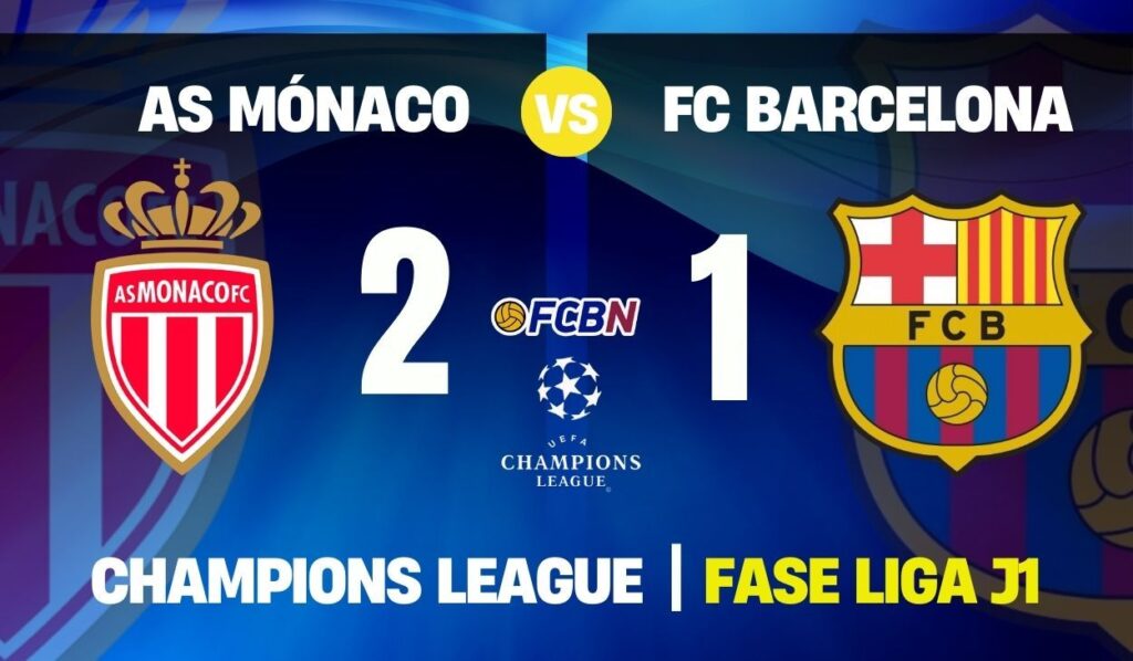 Monaco 2-1 Barcelona: Ter Stegen’s mistake condemns Barça in Champions League opener