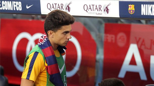 Luis enrique decided not giving entrance to the young canterano in the second part