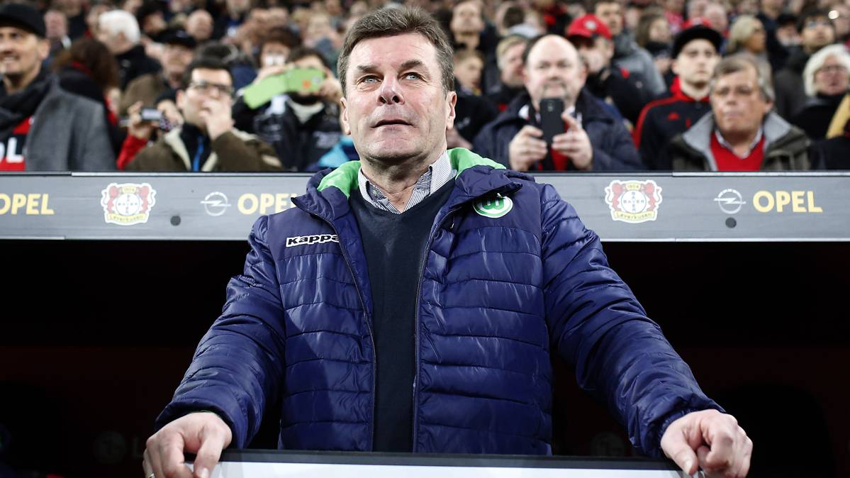 Dieter Hecking, in the last party of the Wolfsburg