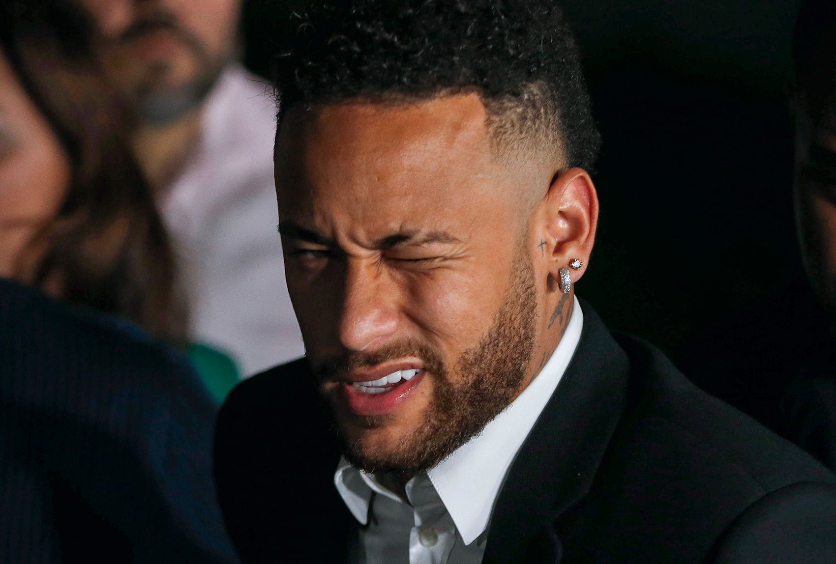 Neymar en un acto con el PSG la pasada temporada