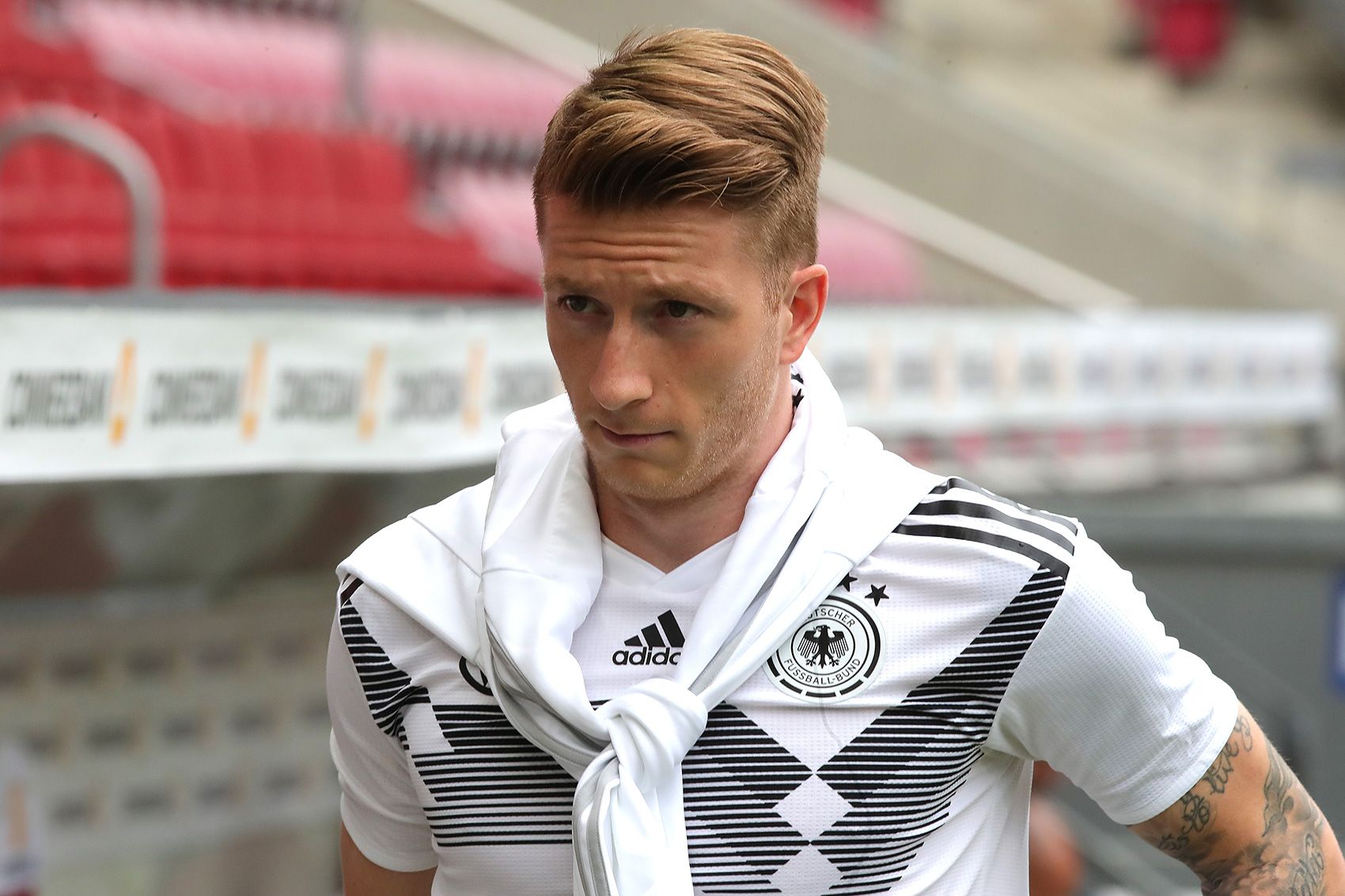 Marco Reus in a match with Germany