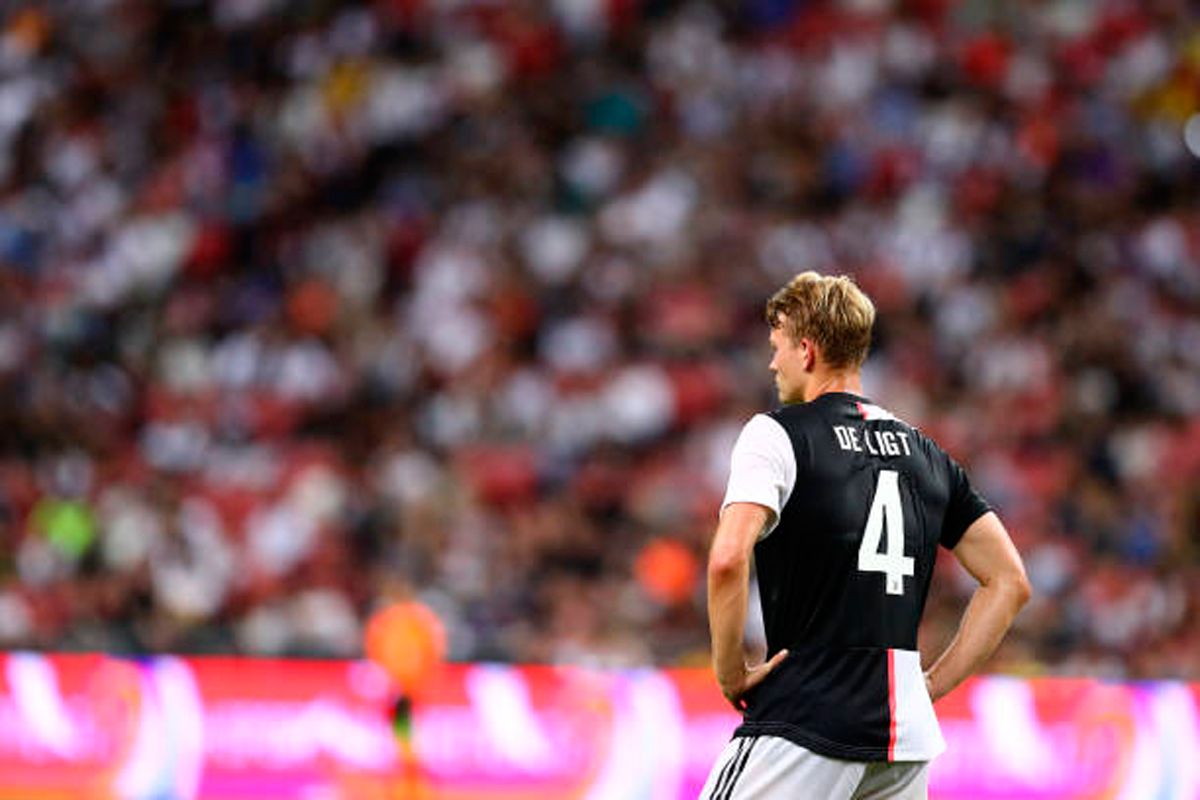 Matthijs de Ligt, during a game with Juventus