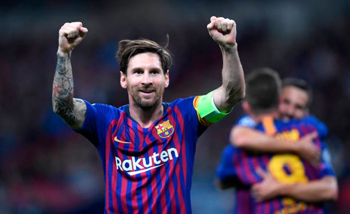 Lao Messi, celebrating a goal