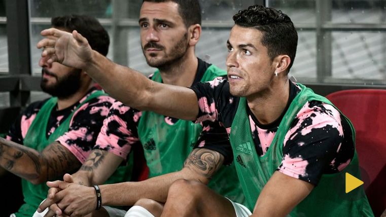 Cristiano Ronaldo received his own celebration in a friendly of Juventus