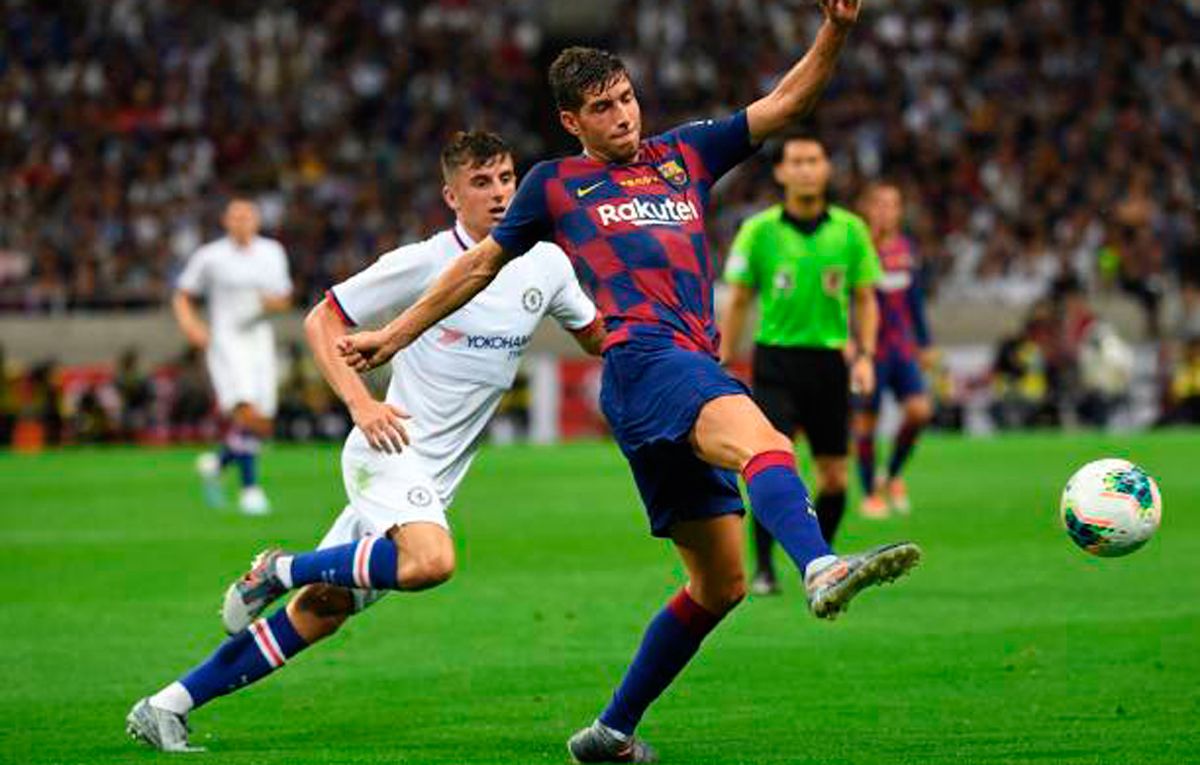 Sergi Roberto, during the duel against Chelsea