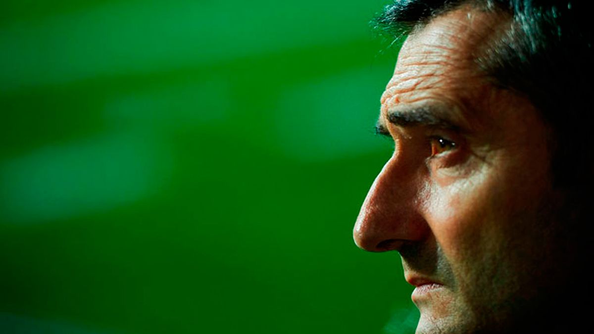 Ernesto Valverde, entrenador del Barça