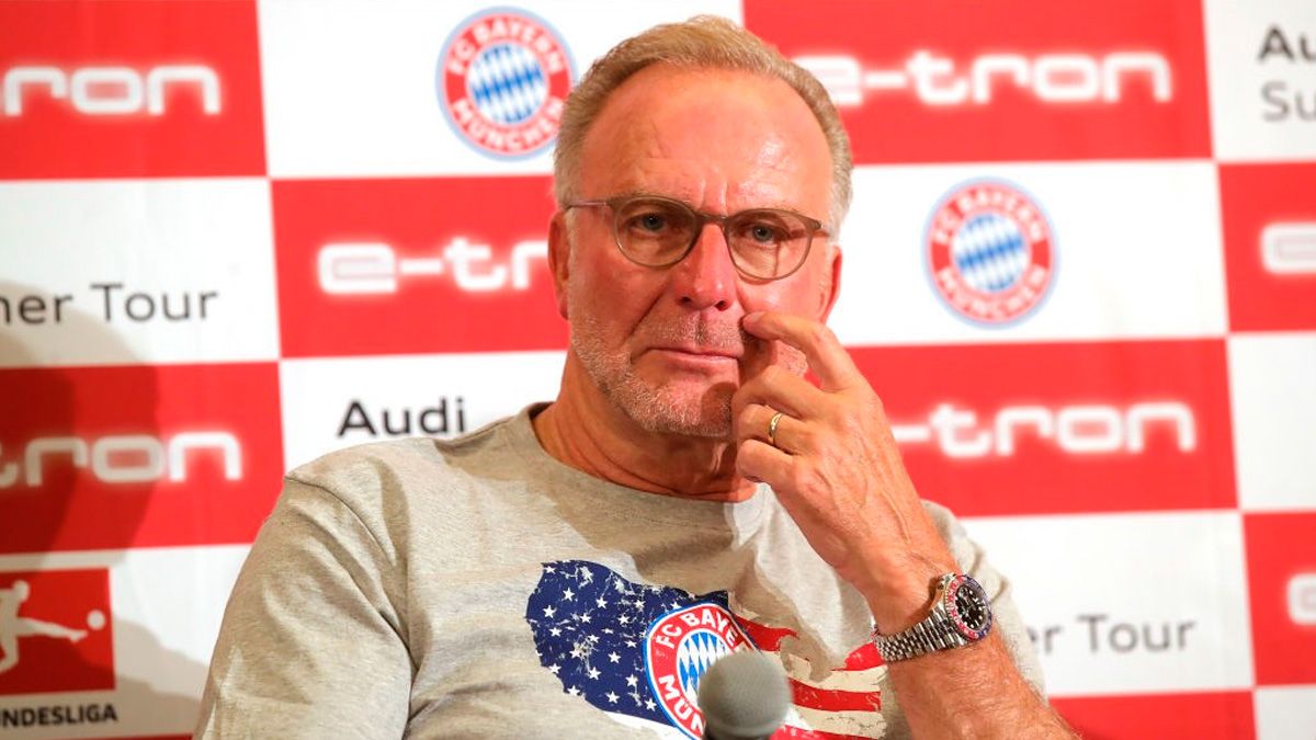 Karl-Heinz Rummenigge, general manager of Bayern Munich, talked about Griezmann