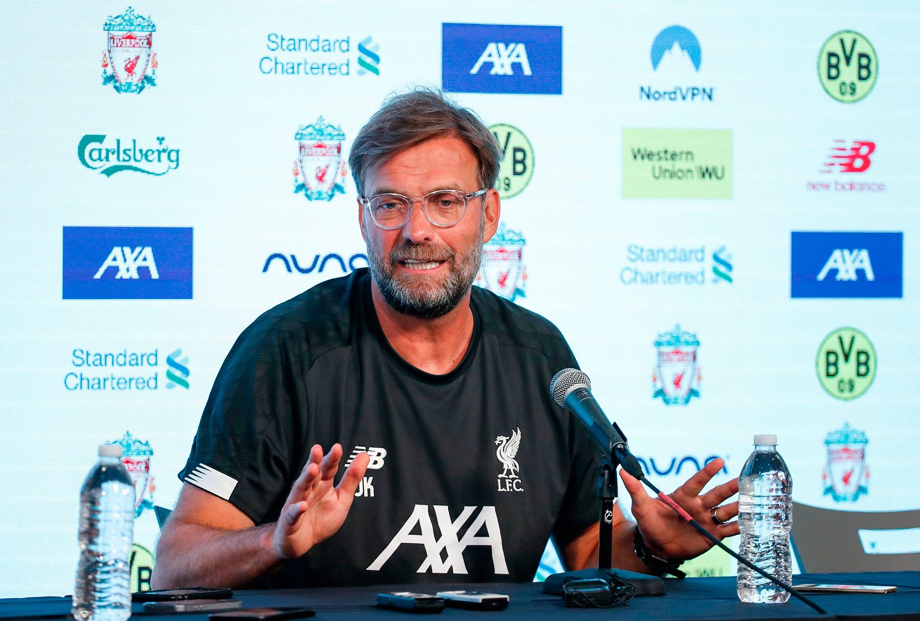 Klopp in a Liverpool press conference