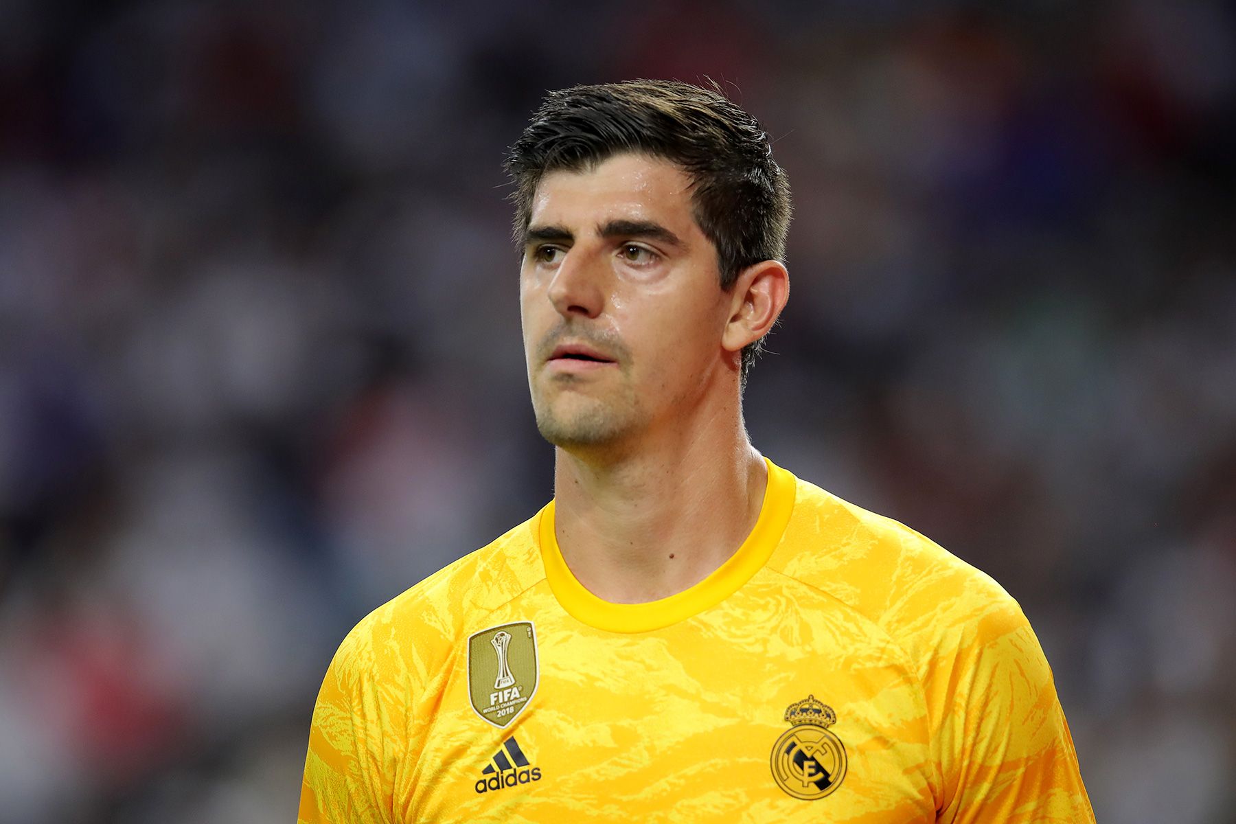 Thibaut Courtois in the preseason of Real Madrid