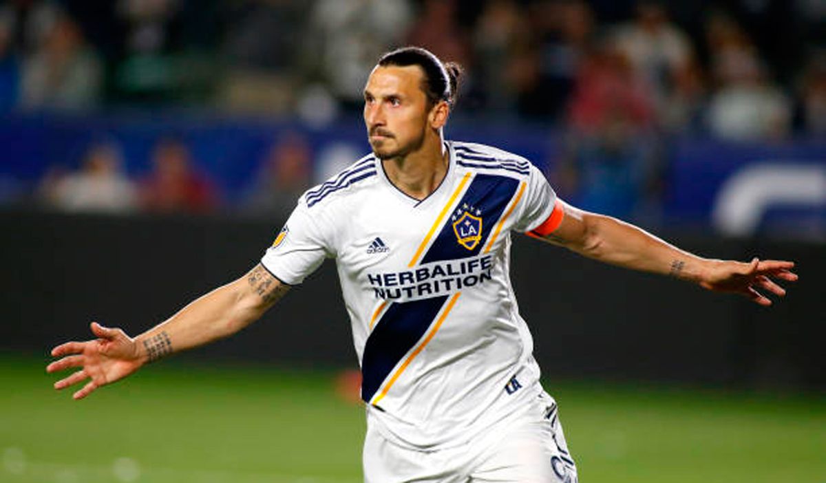 Zlatan Ibrahimovic, player of LA Galaxy