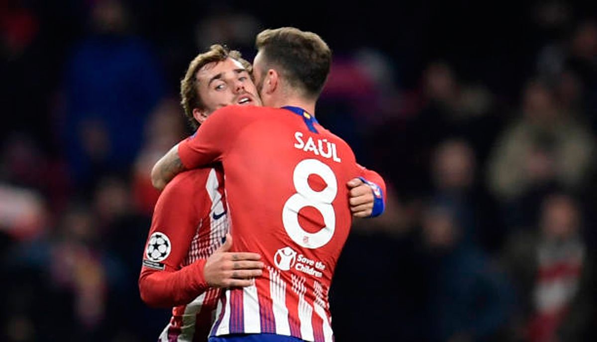 Saúl Ñíguez, together with Antoine Griezmann