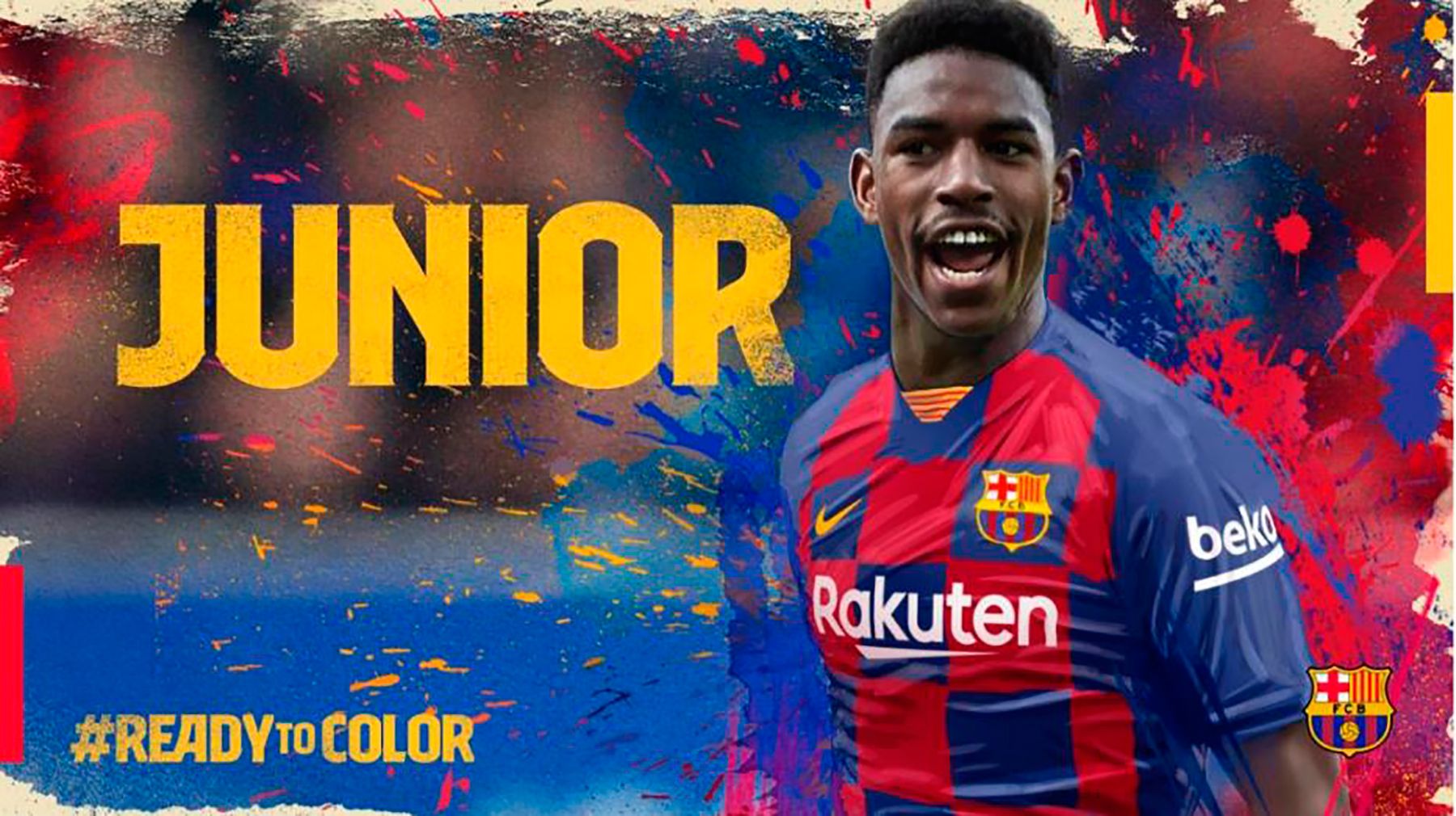 Junior Firpo, new player of Barça