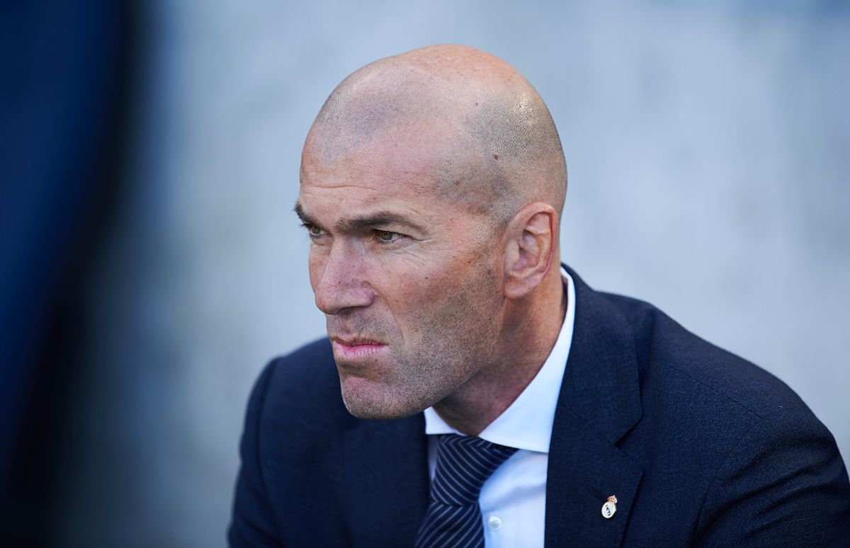 Zinedine Zidane, entrenador del Real Madrid