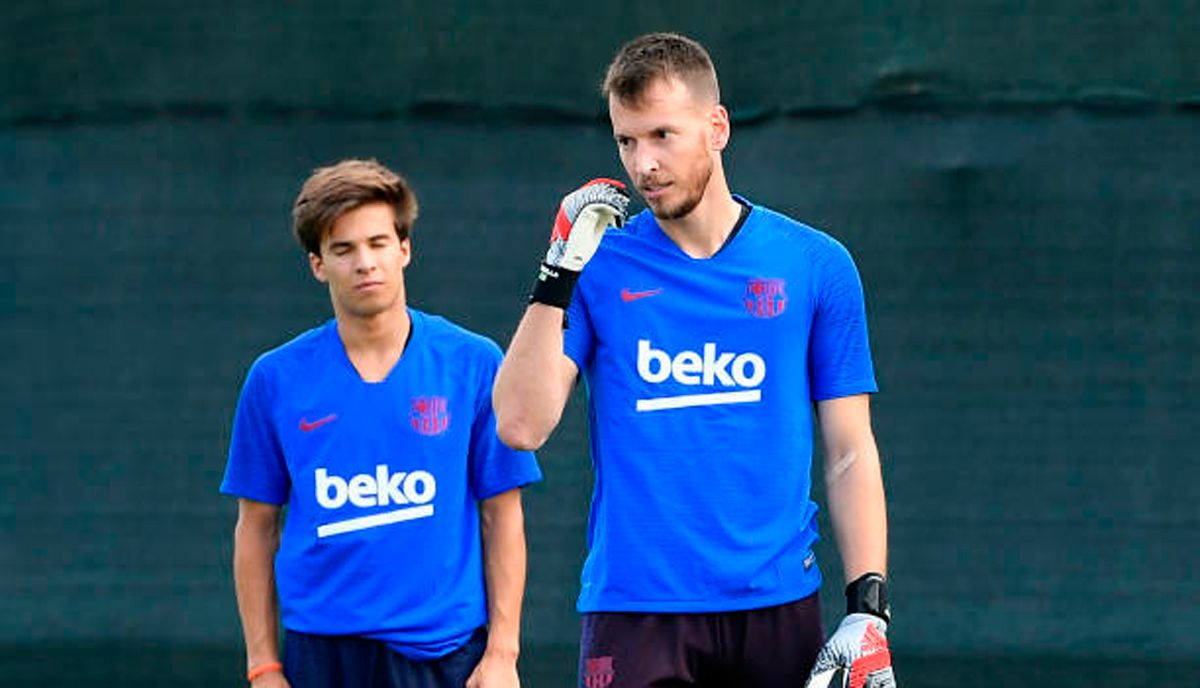 Neto, during a training