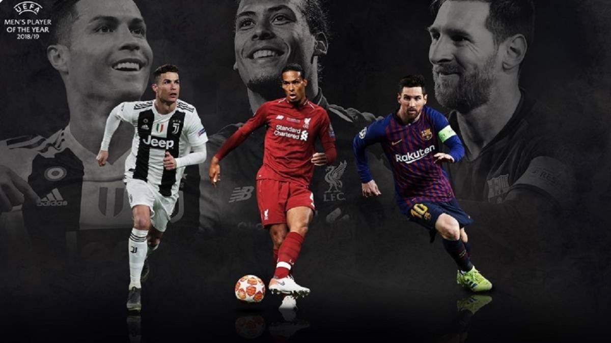 Cristiano, Van Dijk and Messi opt for the UEFA award