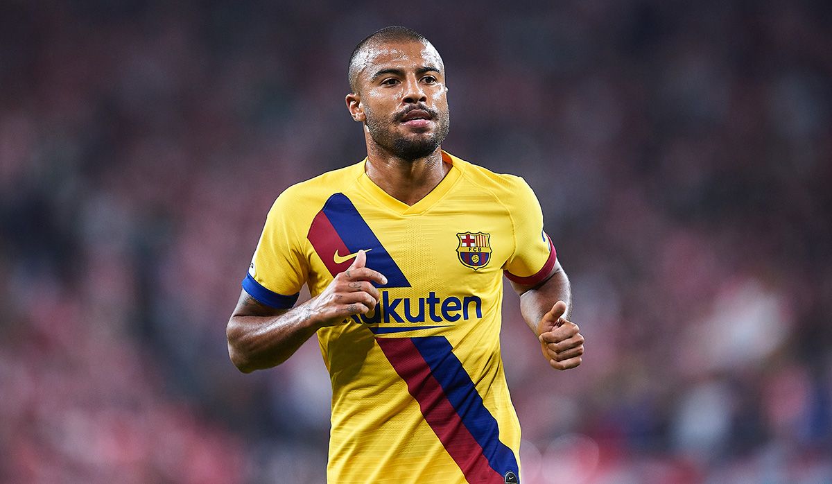 Rafinha Alcántara, during the match against the Athletic in San Mamés