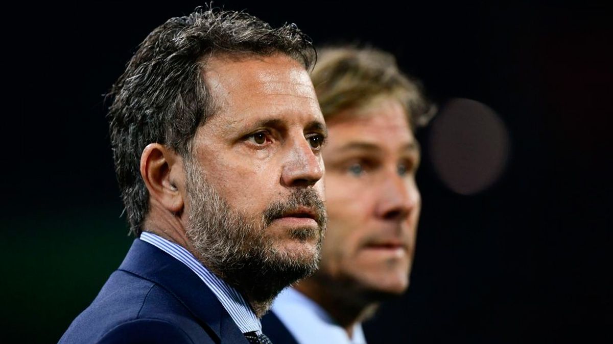 Fabio Paratici, sports manager of Juventus, visited Barcelona
