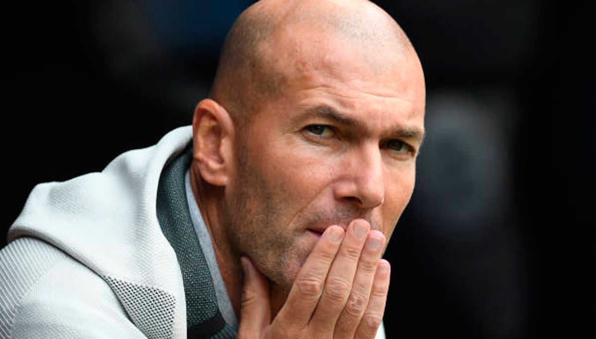 Worry of Zidane in the Real Madrid