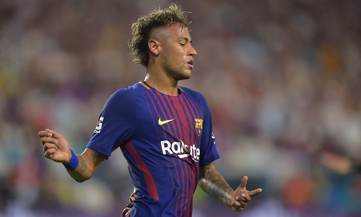 Neymar Jr, durante un partido con el Barça en una imagen de archivo