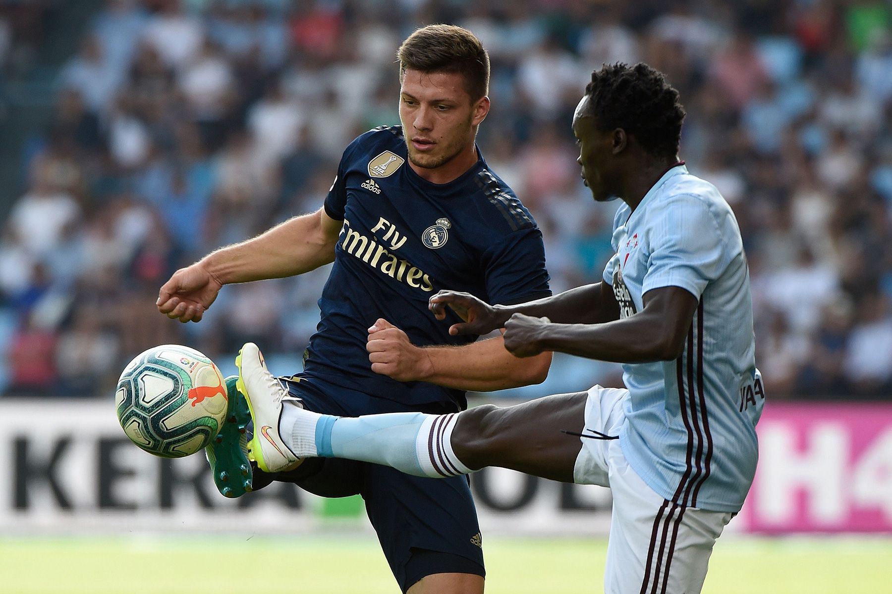 Luka Jovic in the match between Madrid and Celta